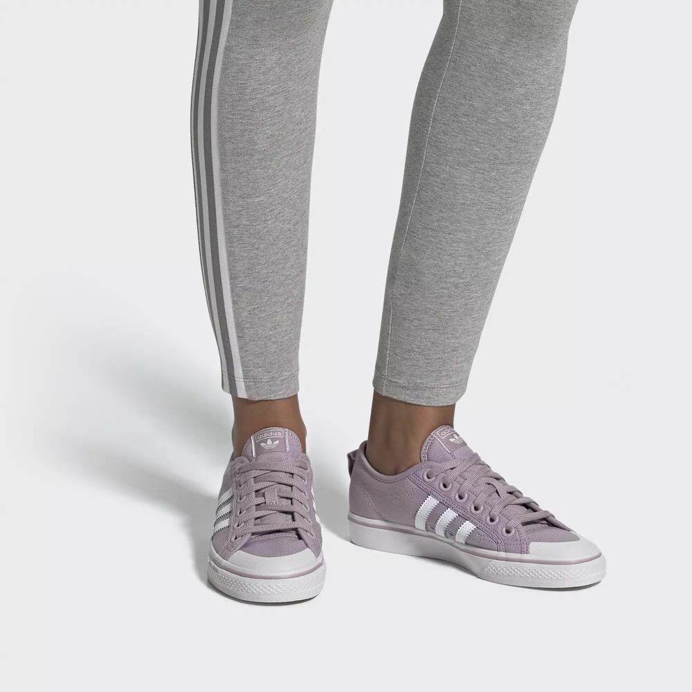 Adidas Nizza Tenis Morados Para Mujer (MX-88510)